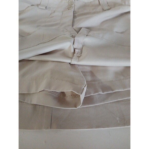 Nike Golf Tennis  Dri Fit Athletic Skort/Skirt Khaki Beige Womens 8-Med NEW - Picture 7 of 16